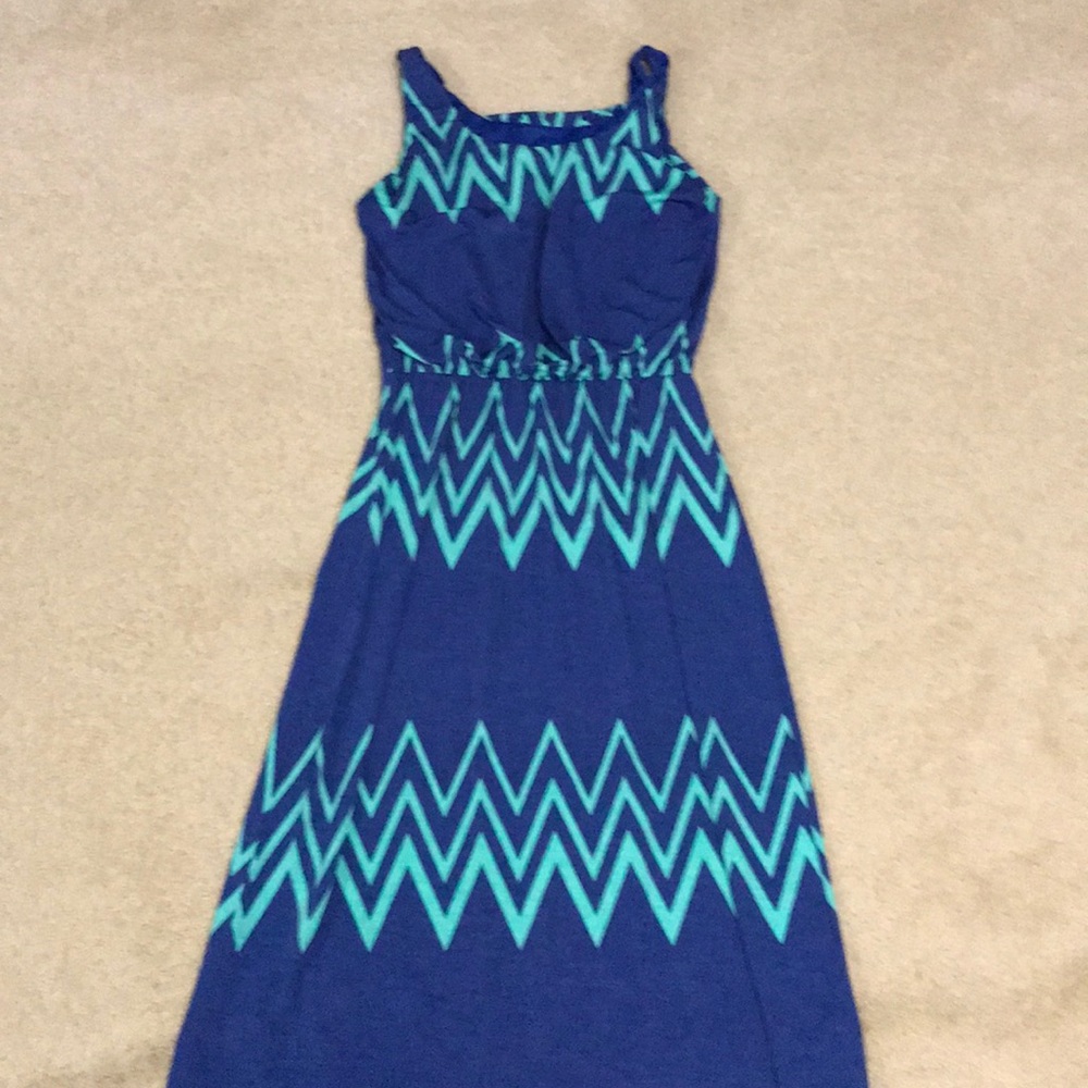 Chevron Maxi Dress